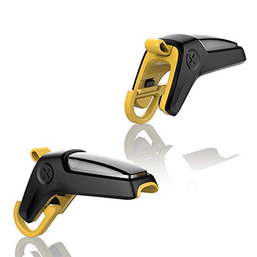 Preisvergleich Produktbild Mobiler Gamecontroller für PUBG, Gamepad Shoot und Aim Trigger Hochempfindliche Hand-Joysticks Gamepad-Controller für PUBG Kompatibel mit Google Pixel 3a und 7,8-10 mm-Handys (2er-Pack)