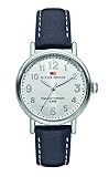 River Woods Damen-Armbanduhr Leder Vermillion