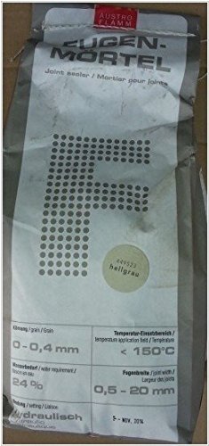 Austroflamm Fugenmörtel 5 kg weißgrau