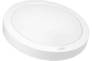 Plafonnier LED PNI D-Light CL2425 24W, rond, 4200K, 230V, 2640 lm, blanc neutre, diamètre 29 cm