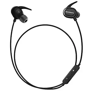 CrossBeats PULSE IPX5 Bluetooth In-Ear Sports CVC 6.0 Noise Cancelling Headphones with Built-In Mic, 8 Hours Playtime, 272E, Case