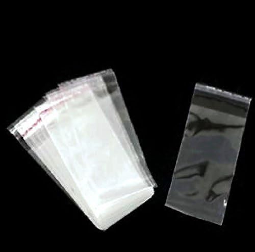 5-200 pcs 4x10cm SELF ADHESIVE PEEL SEAL PLASTIC CELLOPHANE BAGS POLY SMALL MINI