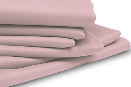 Moondream Vorhang Blickdicht Uni altrosa Ton Pink 260 x 145 cm - 2