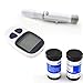 Produktbild denshine Persönliche Professionelle Tragbare elektronische Blutzuckermessgerät Digital Handheld Blutzuckerteststreifen Diabetes Test Meter Monitor-Set mit Gratis 50 Teststreifen, Lanzetten Zuhause