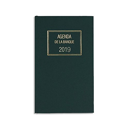 Download Lecas - 1 Agenda Journalier de la Banque Large Noir - Janv. à Déc 2019 - 18 x 29 cm