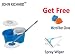 JOHN RICHARD Quick Clean 360° Spin Floor Cleaning Easy Bucket PVC Mop with 2 Microfiber Heads Get 1 Spray Wiper & 2 Gloves Free (Color May Vary) RS.699.00