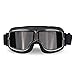 Produktbild XYQY brille Universal Pilot Aviator Retro Vintage Motorradbrille Motorrad Roller Gläser Uv Schutz Für Fahrrad Motor Sonnenbrille   Modell 4