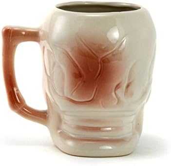 Skull Zombie Cocktail Sculpted Ceramic Tiki Mug 10 oz.
