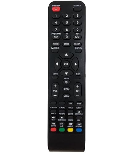 ALLIMITY Sostituisci Telecomando adatto per Q.bell Qbell QXT.22KD QXT.39EF AXT.32SF QXT.32EF QXT.32KF NM32CA1 LT32T1239E