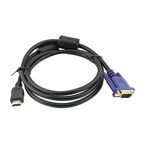 Preisvergleich Produktbild Unicoco 1.8M Cble Konverter HDMI auf VGA Schwarz