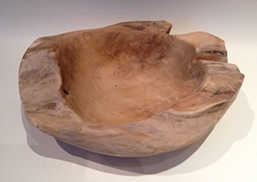 Teakschale „Noya“ Dekoschale Holzschale Teak Schale rund ca. Ø 40 cm - 3