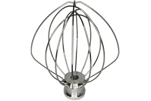 K AID ARTISAN trzepaczka ze stali nierdzewnej pasuje do robota kuchennego KitchenAid do zmywarki 5KSM5THWSS (K45WW)