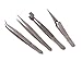 4 Piece Tweezer Set / For Hobby, Craft, Jewellery, Electronics and Model Making [version:x8.3] by DELIAWINTERFEL