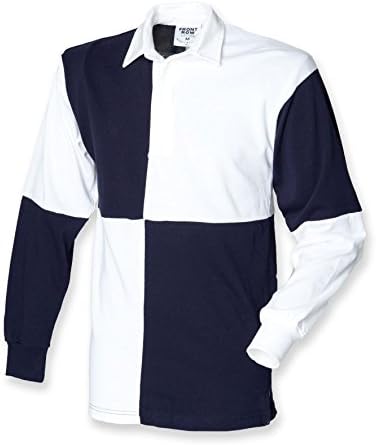 Men's Long Sleeve Quartered Rugby Shirt