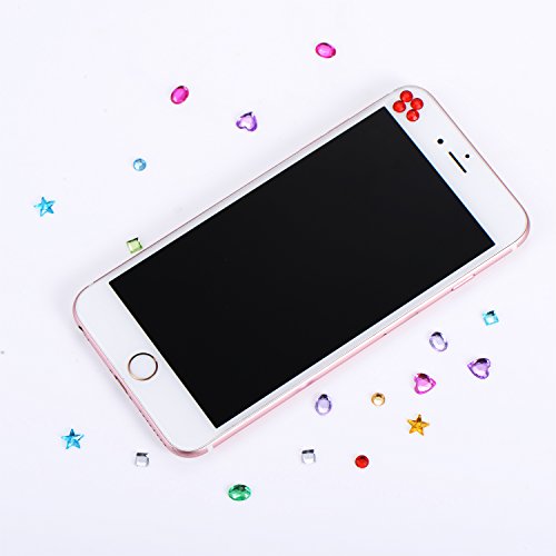 Outus 500 Stück 5 bis 8 mm Acryl Handwerk Schmuck Strass Edelstein Verzierung, Verschiedene Farben - 5