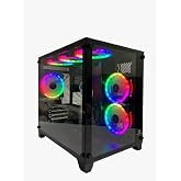 Gameforce Aqua Micro ATX Oyuncu Kasası, 6x120 mm RGB Fan