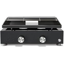 VERYCOOK Plancha gaz Acier émaillé 2 Feux Simplicity