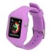 Produktbild Luoxxxka Uhrenarmband Silikon Armband mit Schutzhülle Cover für Apple Watch 3 2 1 38mm Uhrenzubehör, violett