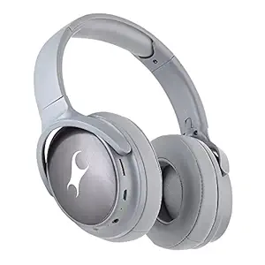 Fastrack Reflex Tunes Wireless Bluetooth Over The Ear Headphone with Mic (Grey)