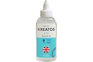 Molevion Kreatos Silicone Oil 50 ml – Plastic-Safe, Dielectric, Low-Friction Lubricant for 3D Printers, Robots, RC & Precision Mechanisms