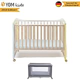 ✅ [UNIVERSAL EINSETZBAR - PASST AN JEDES Baby Bett] Der Insektenschutz Babybett wird per Gummizug über das Kinder Bett gespannt. Top geeignet für Kinderbetten. Für alle handelsüblichen Baby Schlafbetten bis maximal 140 x 70 cm. Die Größe des Fliegennetzes für Babybetten beträgt 130 x 60 x 90 cm und ist problemlos dehnbar.