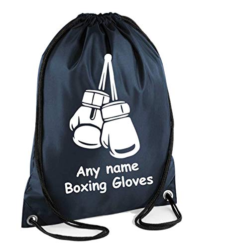 Boxing Gloves Personalised Drawstring Bag Great For School Gym Pe
