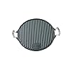 Rsle 25075 Grillplatte Rund Schwarz 40 Cm