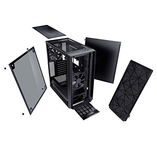Fractal Design meshify C Templado Cristal ATX mATX ITX Caja de Ordenador       Negro