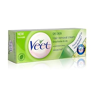 6x Veet Hair Removal Cream Dry Skin for Under Arms, Legs & Bikini 25g UK Seller - Image 2