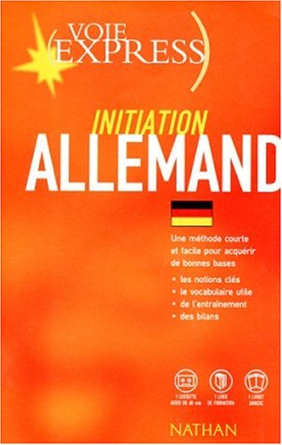 Allemand : initiation. Livre + cassette Allemand : initiation. Livre + cassette