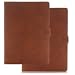 Produktbild iPad Pro 10.5 Hülle, elecfan® Vintage Retro Business-Stil Folio Slim Fit Kunstleder Schutzhülle Case Smart cover mit Standfunktion Auto Schlaf Aufwachen Funktion PU Tasche Ledertasche Leichtgewicht Anti Kratzer Schutzhülle für iPad Pro 10.5 (iPad Pro 10.5, Dunkelbraun)