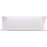 TRAMAS+ Pillowcase 110 x 45 cm for 90 cm Pillow, 100% Cotton, Soft and Breathable, Oeko-Tex Certified, White
