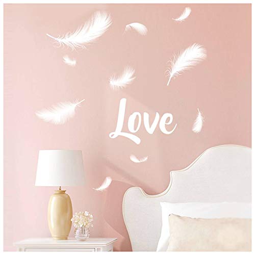 Les Trésors De Lily [P2751 - Planche de Stickers 'Love' (Plumes) - 50x70 cm