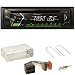 Produktbild Pioneer DEH-S100UBG Autoradio USB AUX 1-DIN CD FLAC Einbauset für Opel Astra F G Corsa B Zafira A