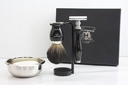 Quality Shaving Kit Gift For Men(Safety razor,Brush,Bowl,stand)Branded Box (NO BLADES INCLUDED )