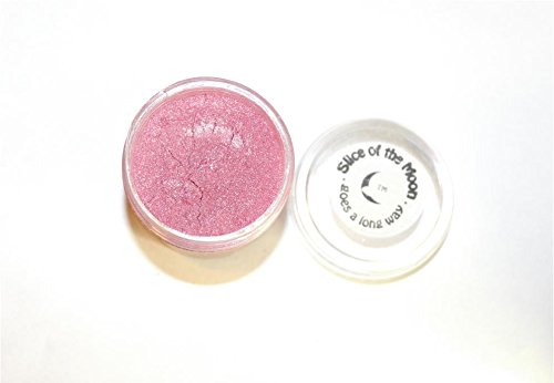 Peach Blow Mica Powder 28 grams, Metallic Hot Pink Powder, Cosmetic Mica Powder for Lipsticks, Lip Balm, Bath bombs and More, Slice of the Moon