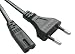 ACEKART™ High Quality Genuine Power Cable Cord 2 Pin Laptop Adapter Charger 1.5M- Black RS.175.00
