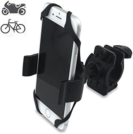 Diateklity mount holder for bicycle/motorcycle handlebars - suitable for iPhone 5/6/7, Samsung Galaxy S5/S4/S3, Note 2/3/4, Nexus 5, HTC, LG, Blackberry, Gigaset ME etc.