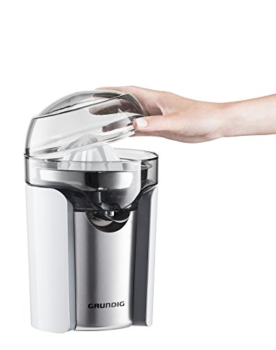 Grundig CJ 7280 W Zitruspresse mit Tropfstopp-Funktion inklusiv Deckel, weiß / edelstahl - 4