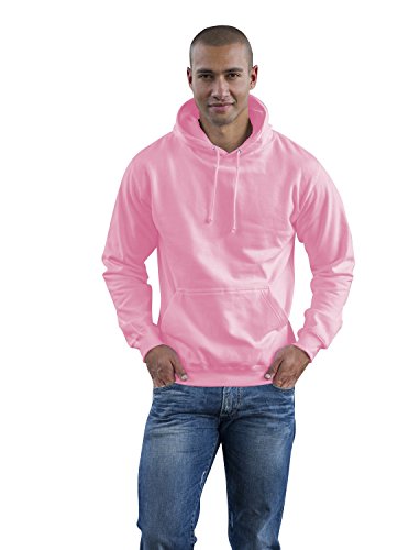 JH001 College Hoodie Kapuzenpullover Sweatshirt Kapuzensweatshirt, Farbe:Baby Pink;Gren:S S,Baby Pink