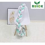Mide tu cuna para elegir el mejor protector. Disponible en 2 m, 3 m y 4 m de largo, con un alto de 12 a 15 cm y grosor aproximado de 5 cm.
