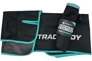 TradeTidy Work Mat Small 1200mm x 750mm – Heavy-Duty Waterproof Plumbers Floor Protector, Chemical Resistant & Non-Slip Work Mat for Plumbing, Painting & Maintenance