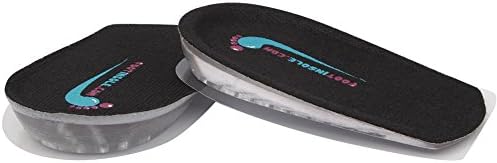 footinsole Medical Gel Heel Cushion Pads –Self-adhesive Heel Pads or Inserts for Shoes(Large) (Small)
