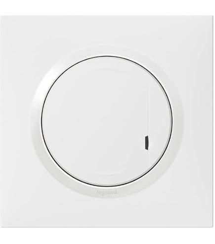LEGRAND Dooxie Steckdose 2P+T – 16 A, Mit Kindersicherung & Einziehbarem Boden, Weiß, Oberflächenmontage
