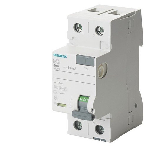 Siemens Indus. Sector terra perdita interruttore magnetotermico 5SV3312 6 25 a 1 + n 30 mA 230 V Sentron residuo corrente interruttore 4001869429632