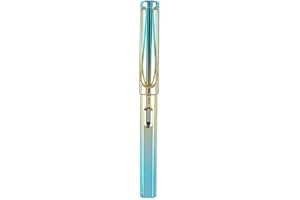 dedepeng Stylo-plume métallisé, fenêtre d'encre visible remplie de piston 0 5 mm Plume iridium pour la calligraphie des enfants Jeu d'encre stylo plume avec pointe cartouche d'encre pour