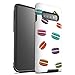 Produktbild Stuff4® Glanz Harten Stoßfest Hülle/Case für Samsung Galaxy S10 / Macaron Muster/Stück Lebensmittel Kollektion