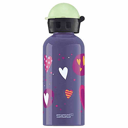 Preisvergleich Produktbild Kids Bottle GLOW HEARTBA. 0,4L, lila lila