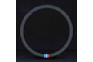 ZCHQF Funda Volante de Coche para BMW 3er M3 E90 E91 E92 E93 F30 F31 F34 F35 F80, Suave Transpirable Microfibra Cuero Suave Cubre Volante Interior Accesorios,Normal-B