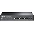 TP-Link SG2210MP 10 Port Gigabit PoE Smart Switch, 8× Gigabit PoE ports, 802.3af-at 30W, 150W Total Budget, Network Switch, Metal Case, Ethernet Switch, Centralized Cloud Management